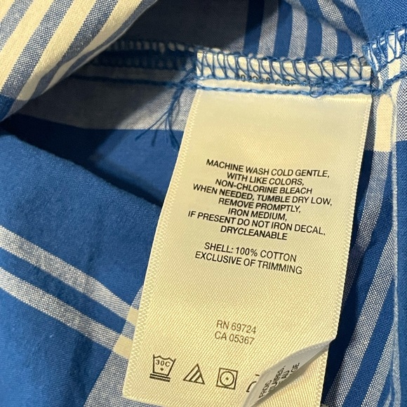 Columbia Shirt White Blue Button Up Super Tamiami Fishing PFG Men’s Sz M - Picture 10 of 11